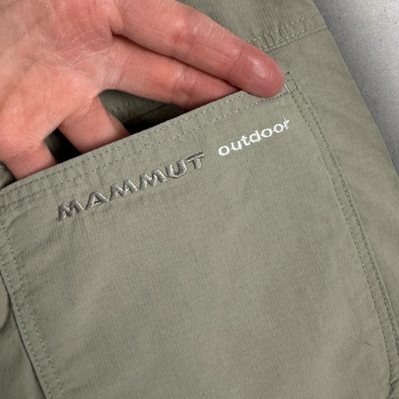Mammutt Outdoors Beige Hiking Climbing Pants Mens Sz 28 Mountaineering Straight - Picture 2 of 14